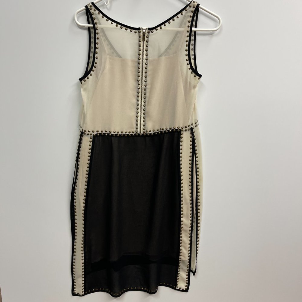Ivy + Blu Chiffon Studded Dress Size 2‎ - Picture 7 of 9